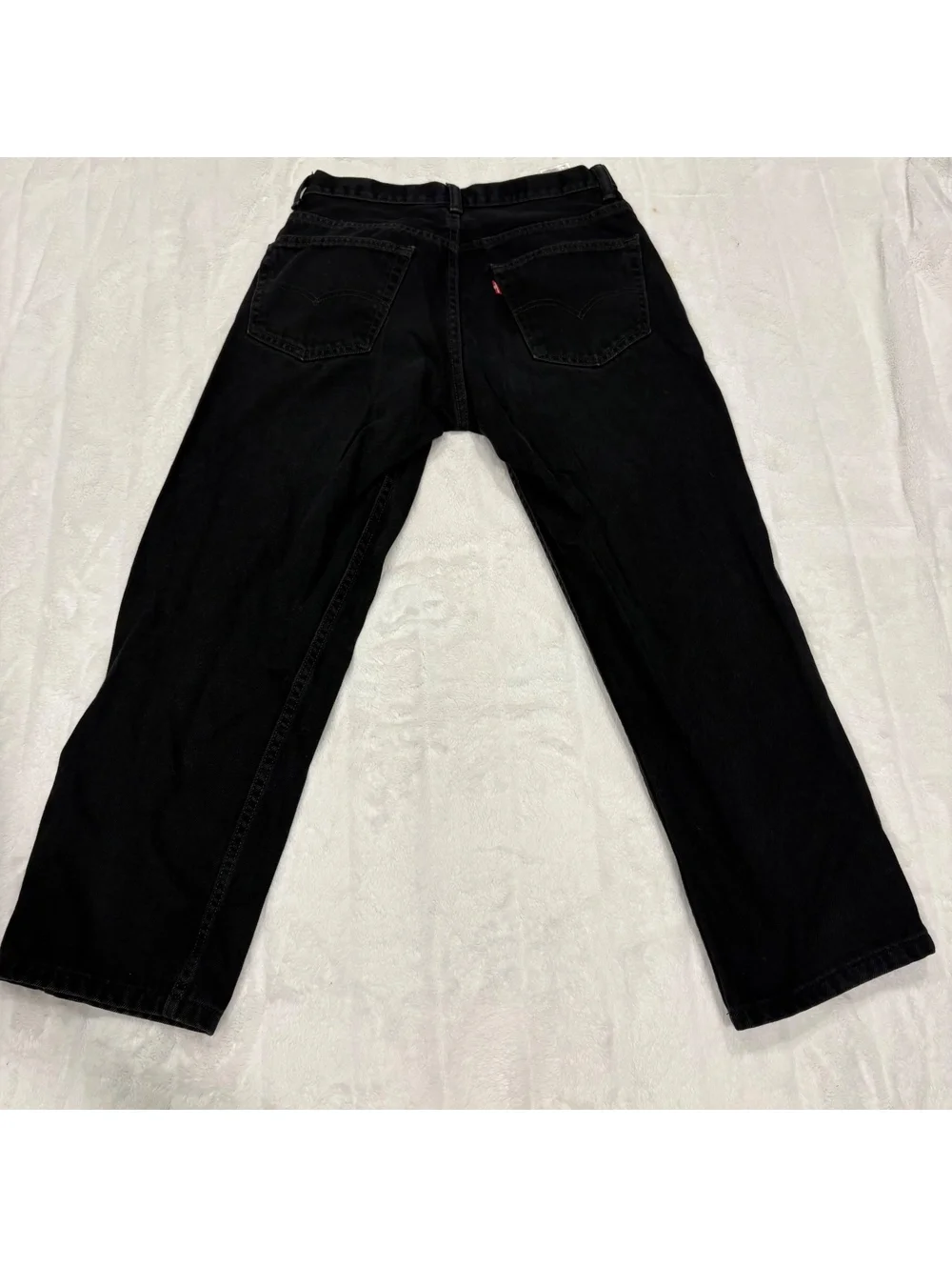 Levi's Black Denim Class Jeans Men's Waist 33 in 32L Cotton Casual Classic Fit